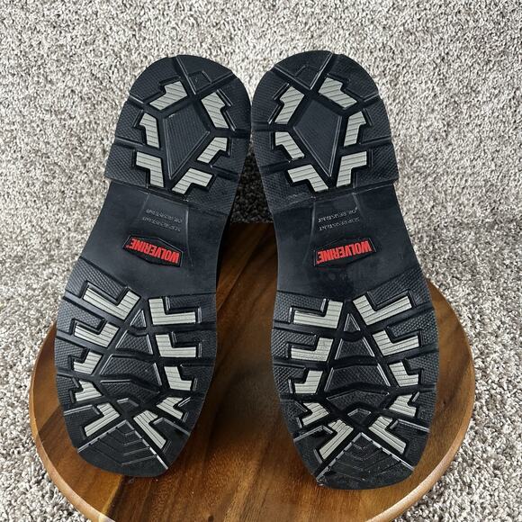 Wolverine Men’s 11.5 Rancher Square-Toe Steel-Toe Wellington Work Boots Leather - Picture 10 of 13